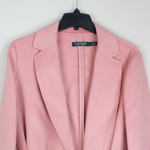 NWT LAUREN RALPH LAUREN Double Face Wool Blend Wrap Coat for Work to Events - Picture 3 of 10